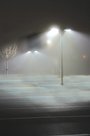 A Lone Overhead Light