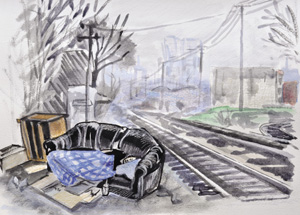 railroad tracks