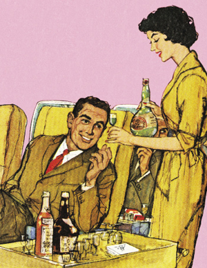How to survive cocktail hour at 30,000 feet