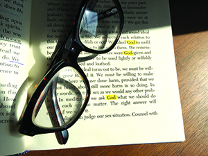 God on every page 