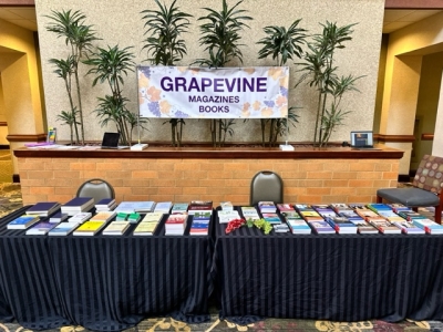 Louisville Intergroup Grapevine display.